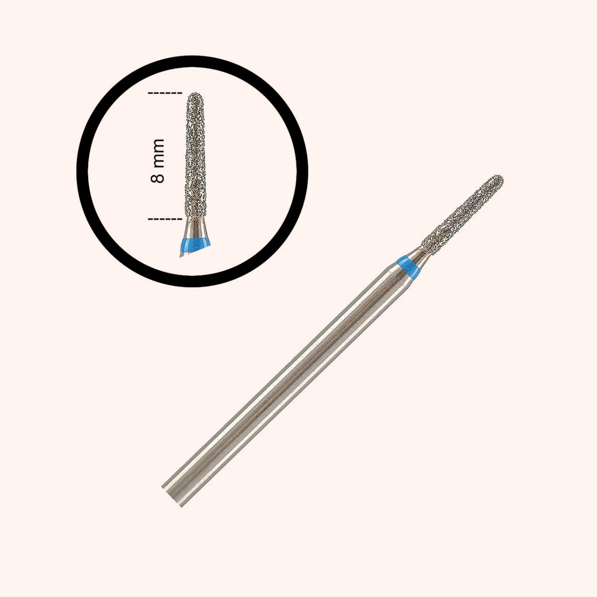 Premium Diamant Bit Hornhaut und Nagelhaut / medium 1,5mm