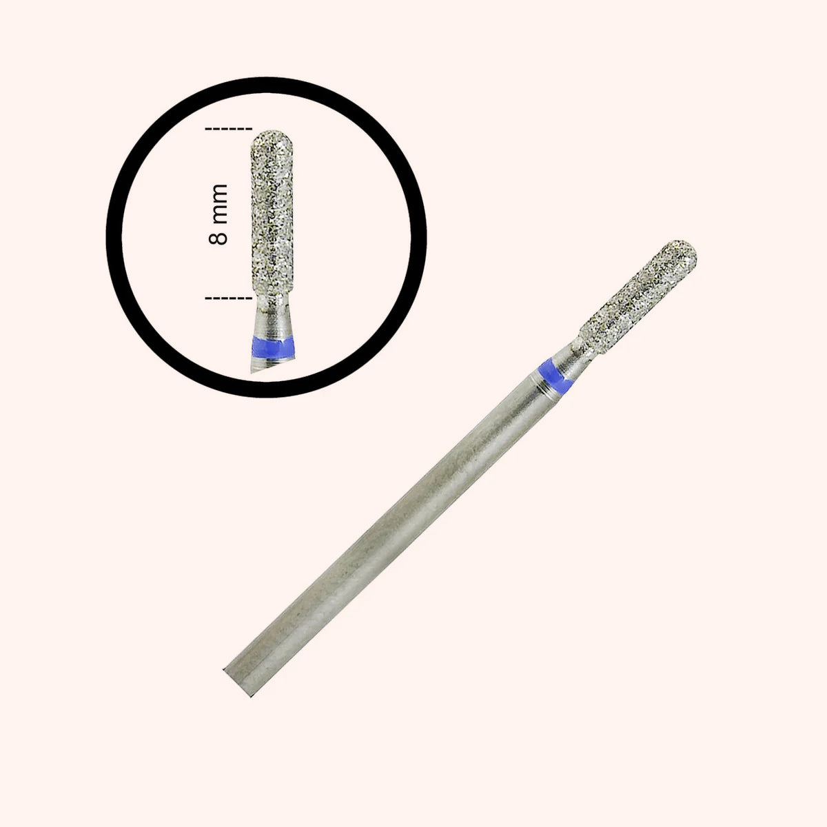Premium Diamant Bit Hornhaut und Nagelhaut / medium 2,2mm