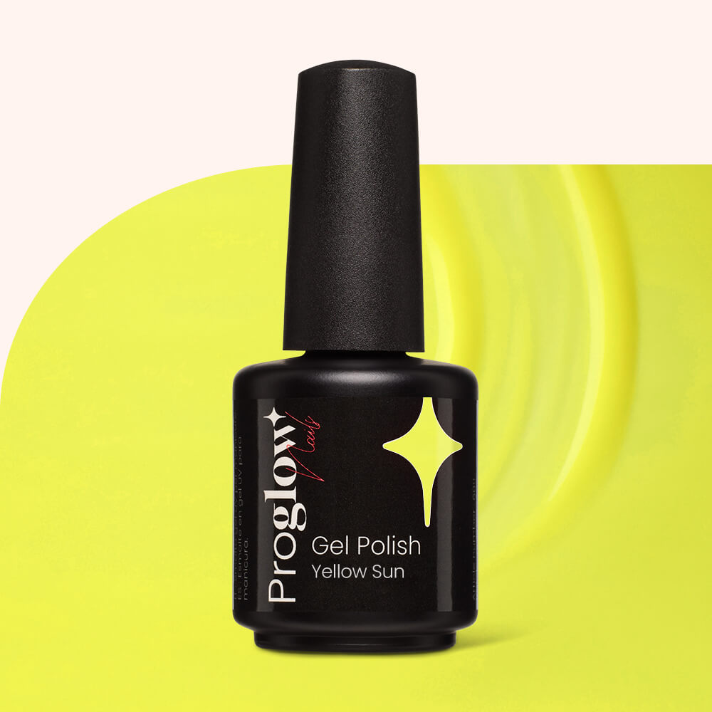 Gel Polish Shellac Yellow Sun
