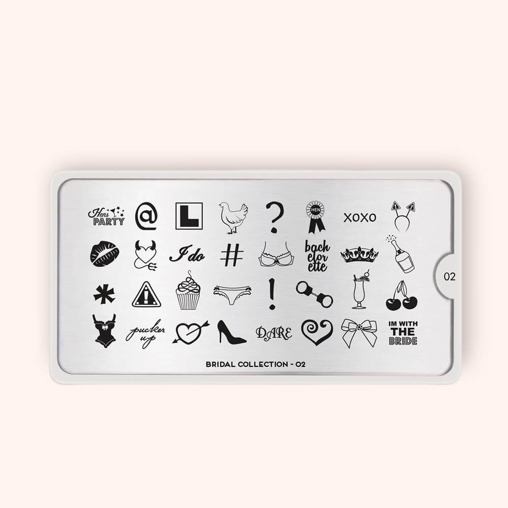 Płytka do stampingu MoYou Stamping Plate Bridal 02