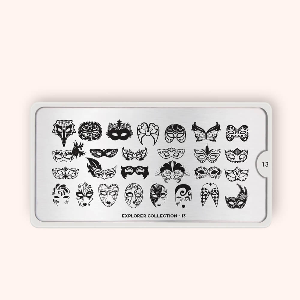 Płytka do stampingu MoYou Stamping Plate Explorer 13