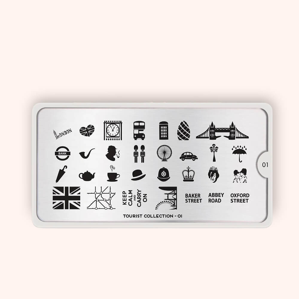 Płytka do stampingu MoYou Stamping Plate Tourist 01
