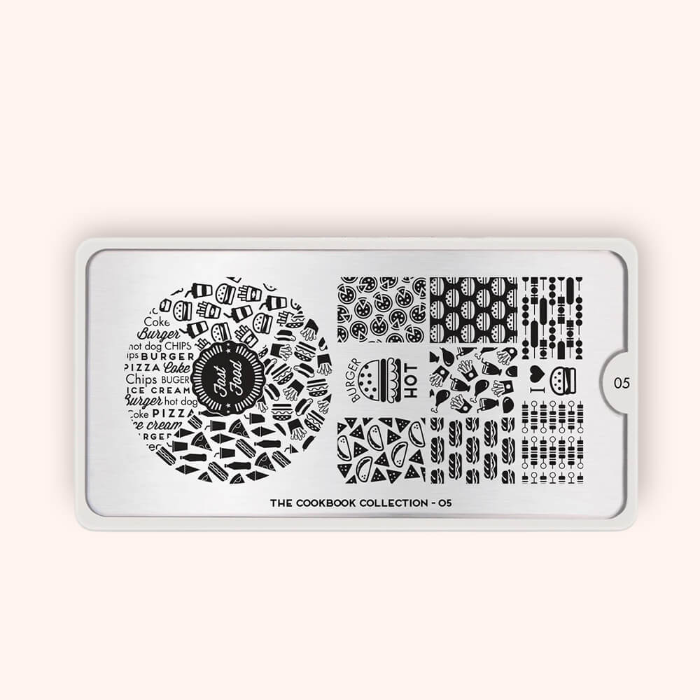 Płytka do stampingu MoYou Stamping Plate Cookbook 05