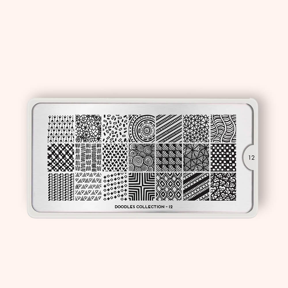 Płytka do stampingu MoYou Stamping Plate Doodles 12