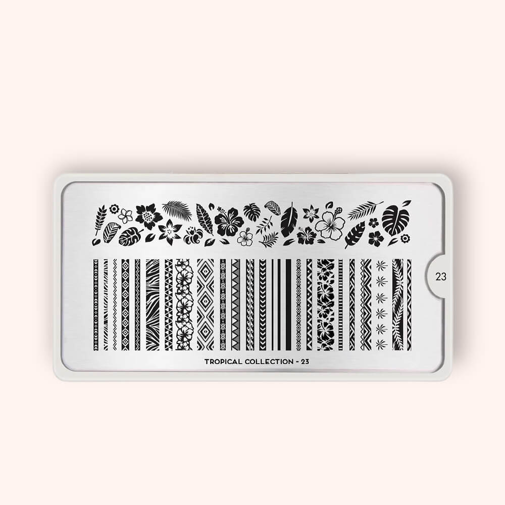 Płytka do stampingu MoYou Stamping Plate Tropical 23