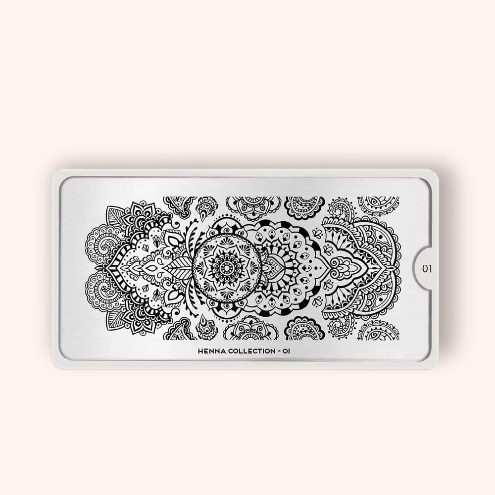 Płytka do stampingu MoYou Stamping Plate Henna 01