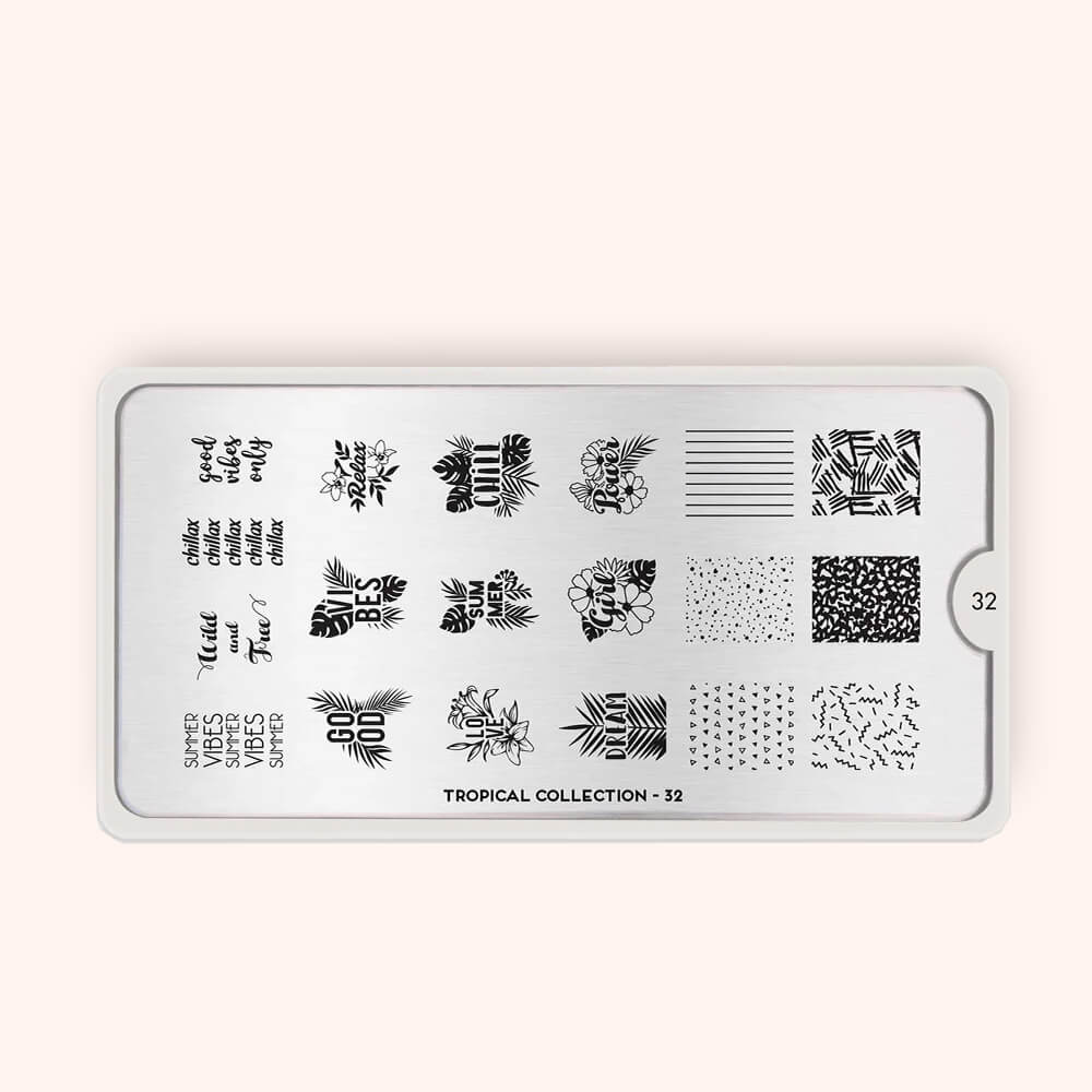 Płytka do stampingu MoYou Stamping Plate Tropical 32