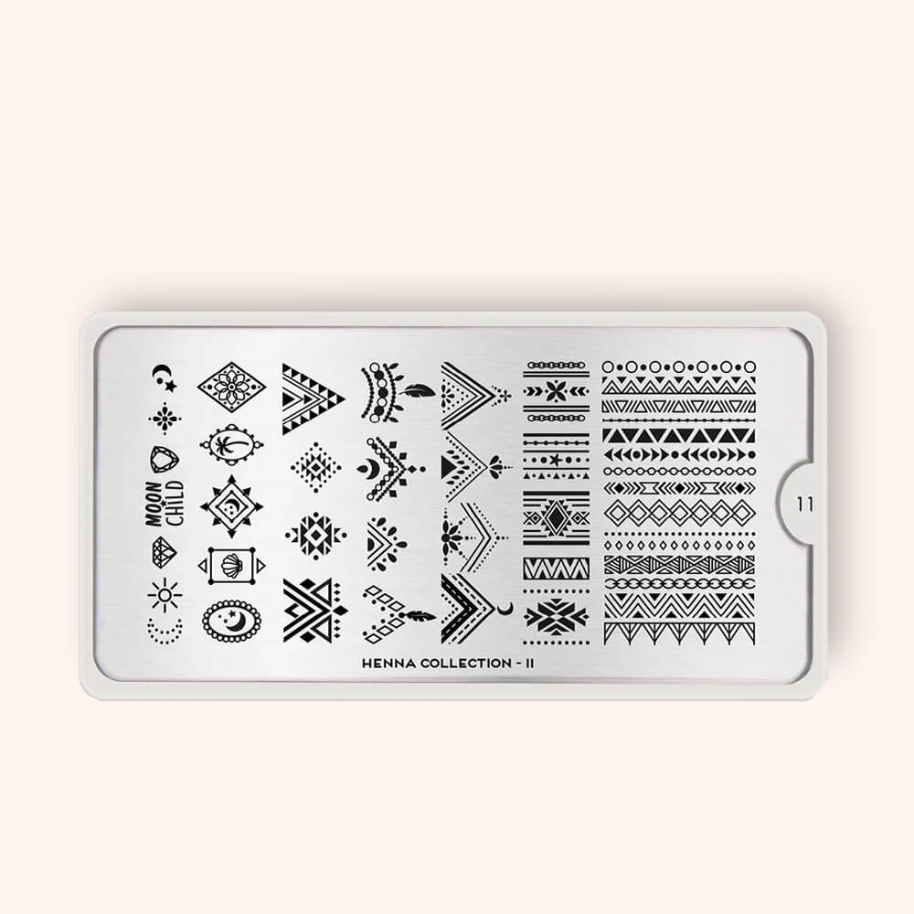 Płytka do stampingu MoYou Stamping Plate Henna 11