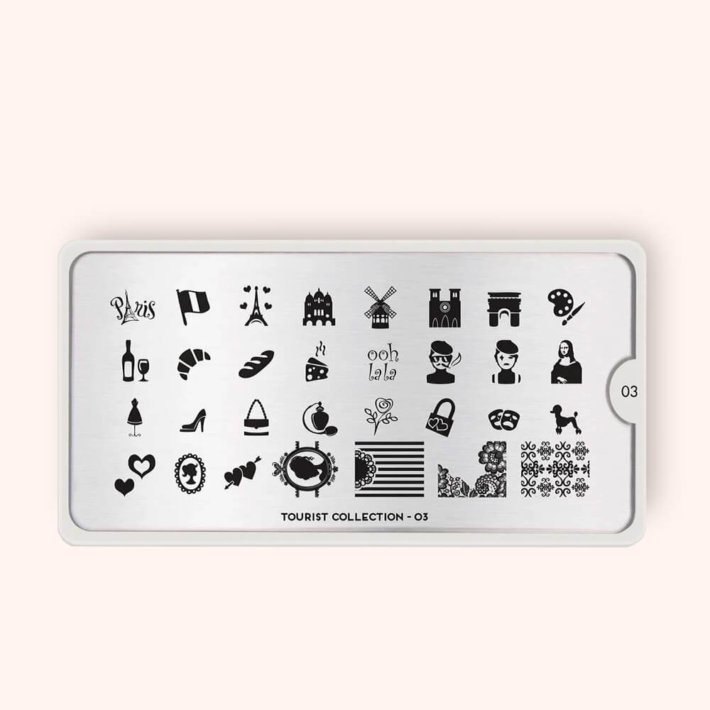 Płytka do stampingu MoYou Stamping Plate Tourist 03