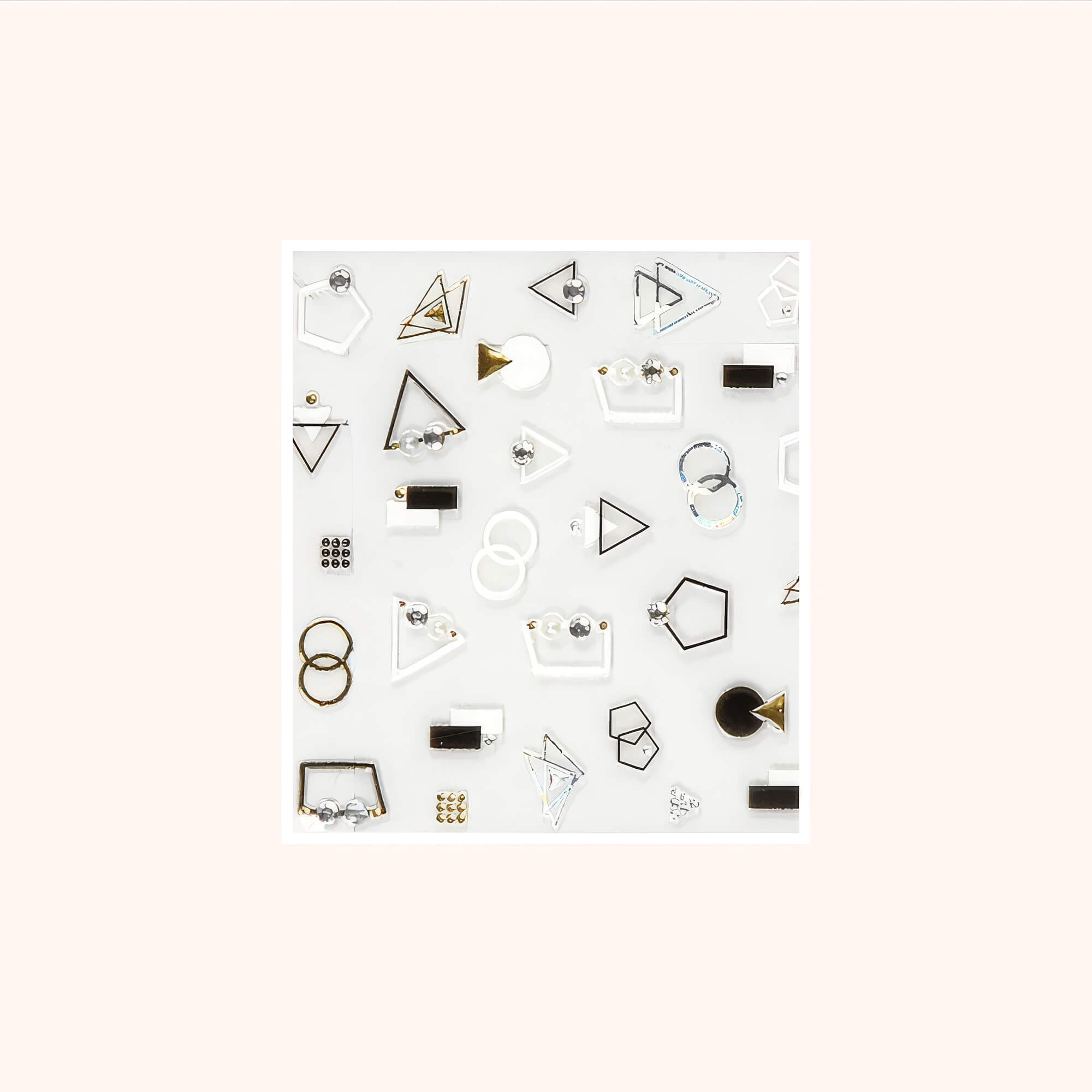 Naklejka do zdobień paznokci Deluxe 4 - Triangle