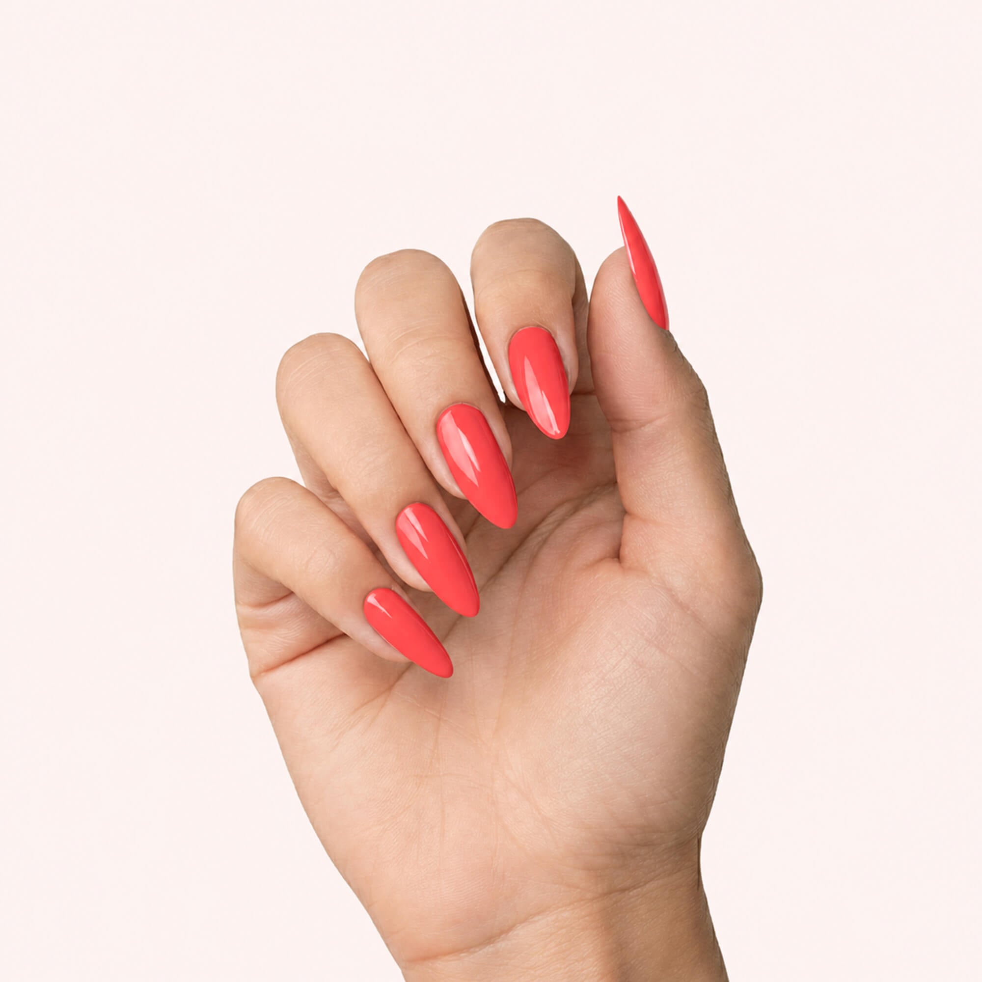 Gel Polish Shellac Shiny Coral