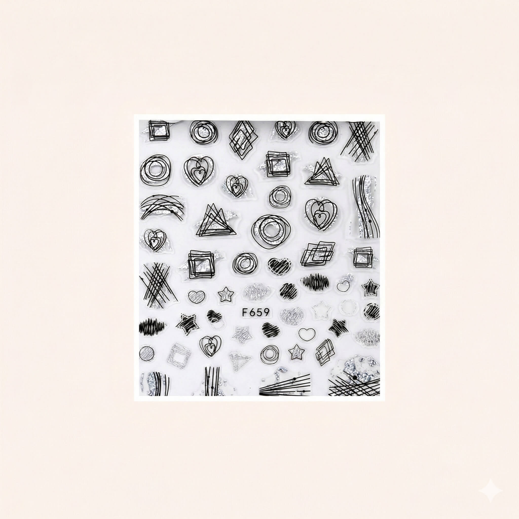 Naklejki na paznokcie Modern Sticker Geometric 2