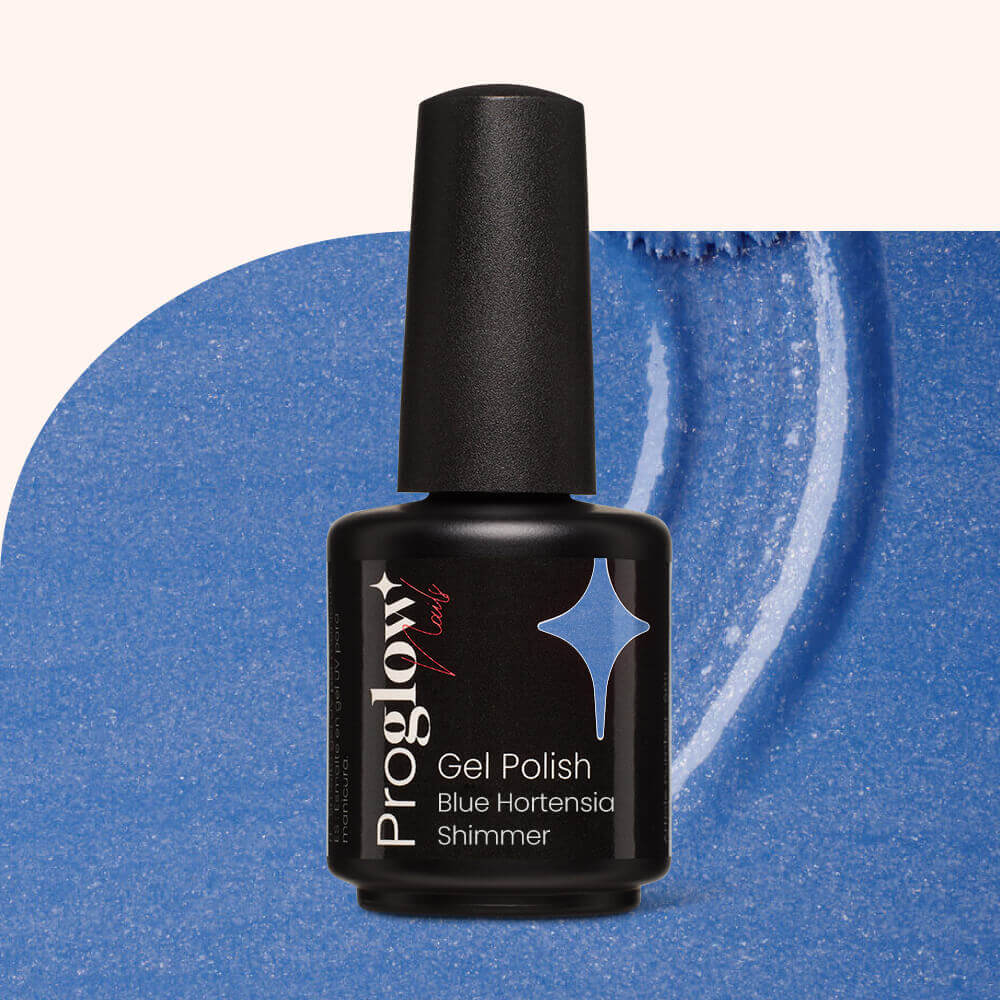 Gel Polish Lakier hybrydowy Blue Hortensia błysk