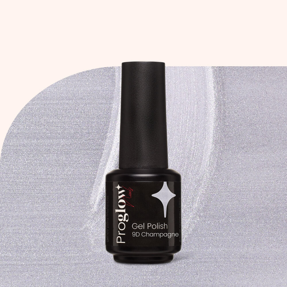 Gel Polish Shellac Cat-Eye 9D Champagne