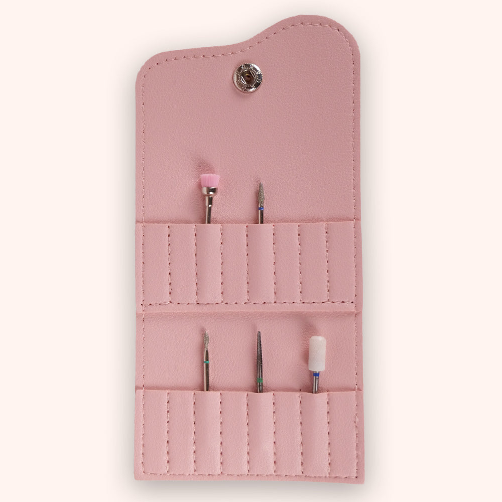 Różowy Nail Bit Holder