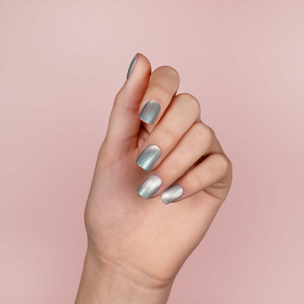 Lakier hybrydowy Cat Eye Green Secret