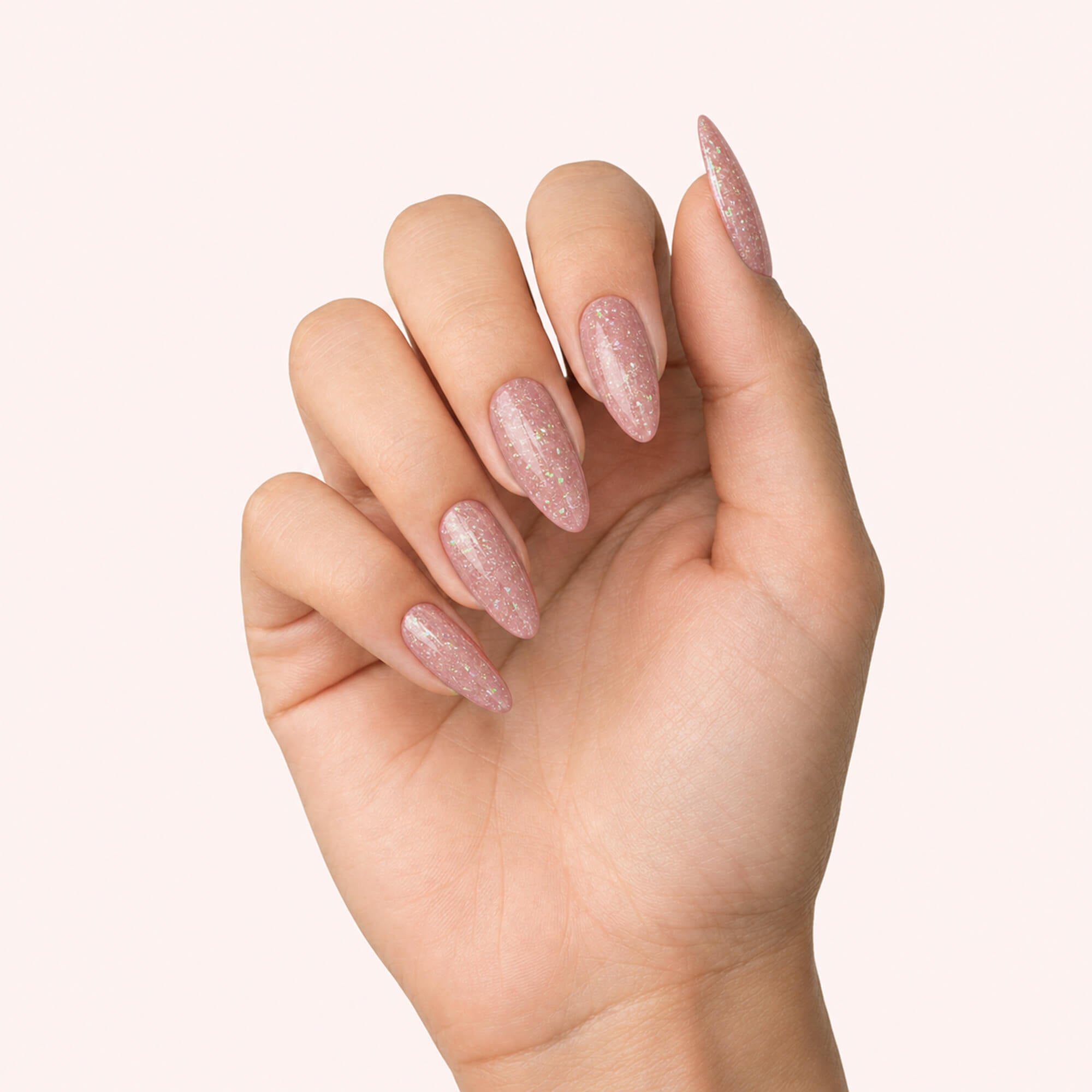 Lakier hybrydowy Glitter Apricot