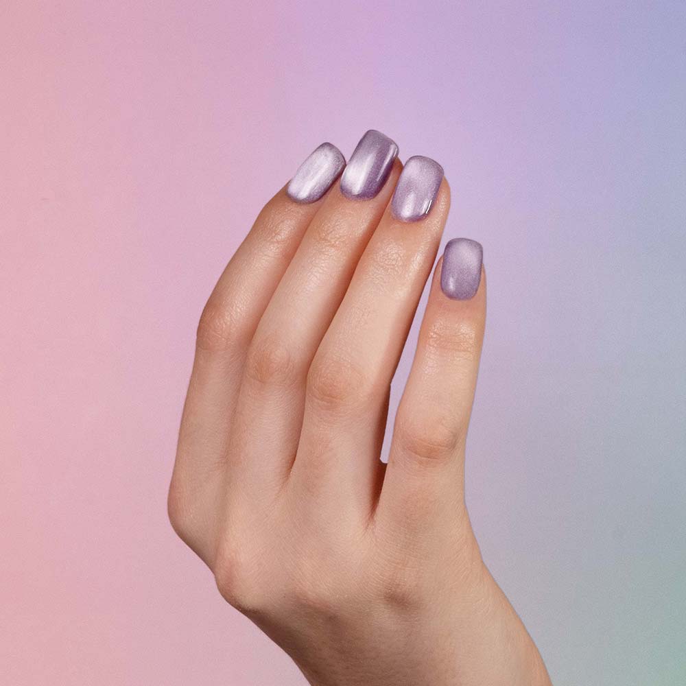 Lakier hybrydowy Crystal Cat Eye Violet