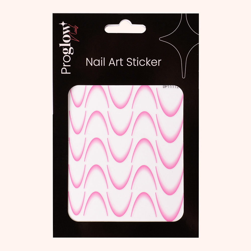 Naklejki na paznokcie Ombre French Pink