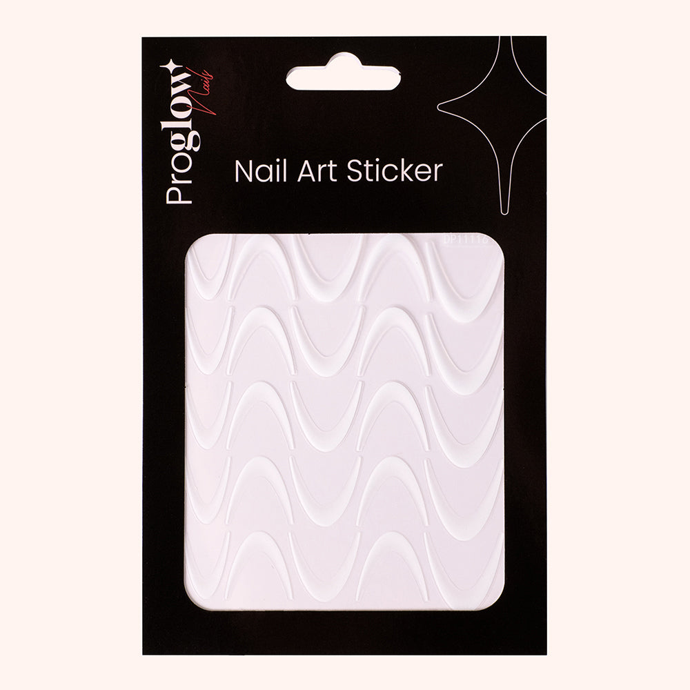 Nail Sticker Ombre French White