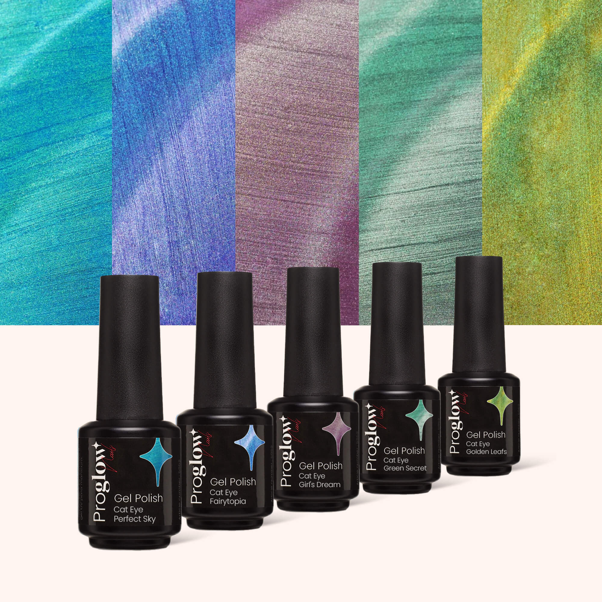 Zestaw wiosennych lakierów hybrydowych Cat Eye