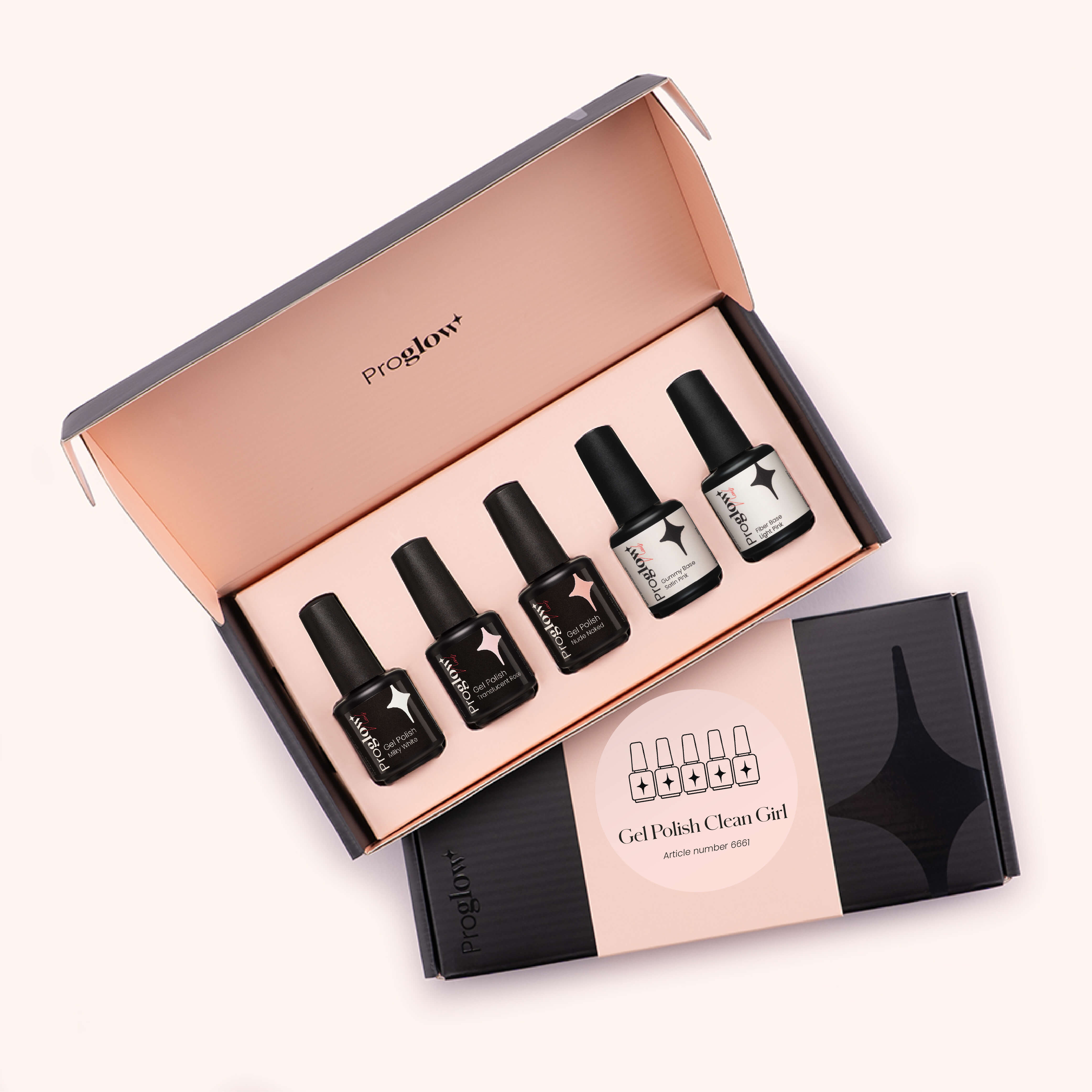 Zestaw Lakierów hybrydowych Clean Girl