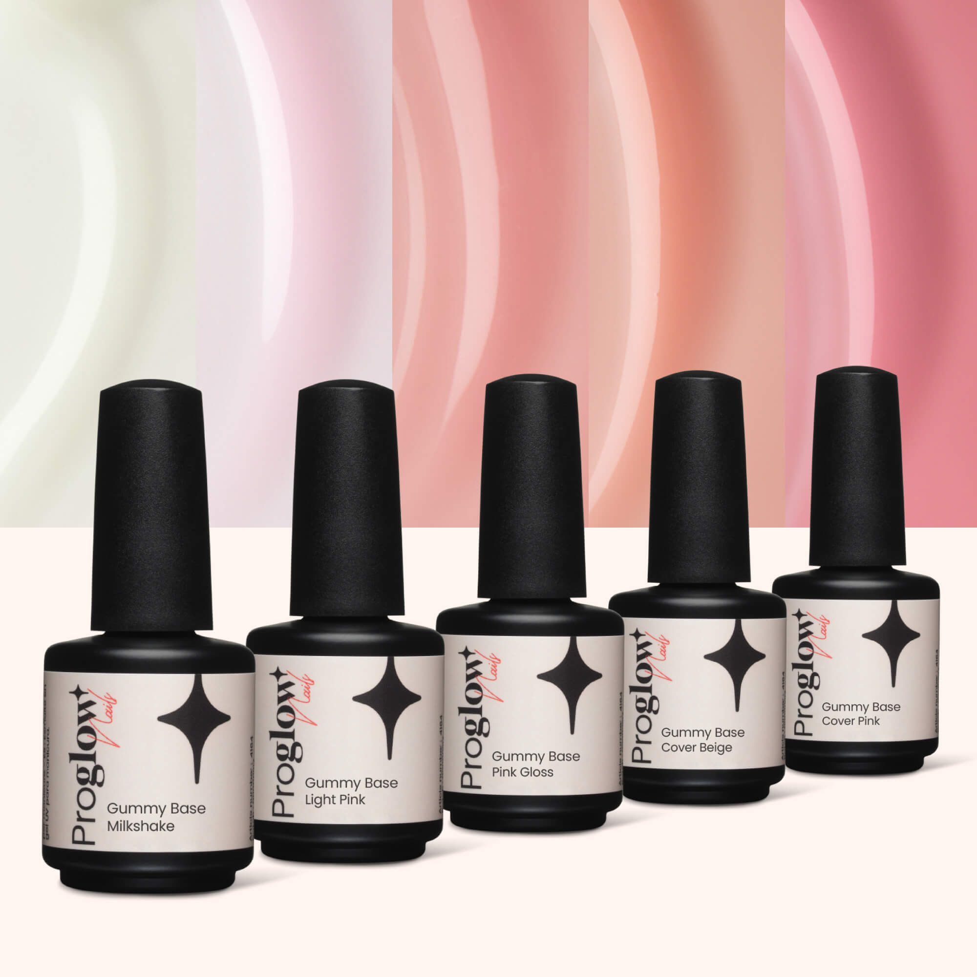 Zestaw baz Rubber Base Top 5 Gummy Base