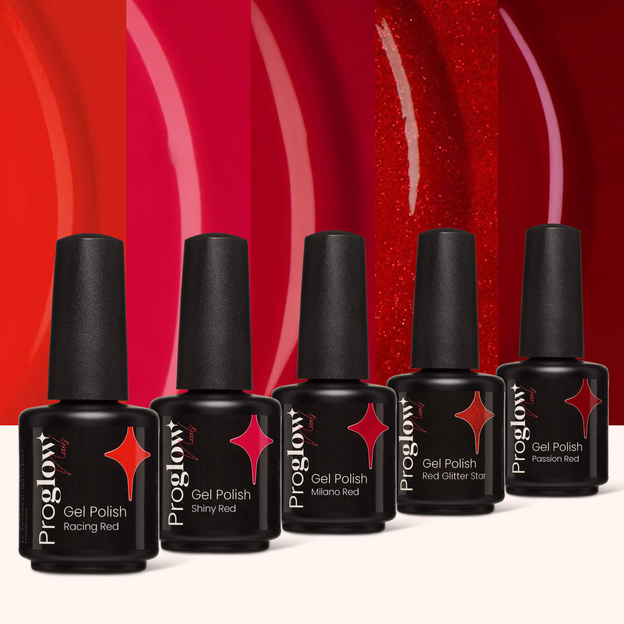 Zestaw lakierów hybrydowych Lady In Red