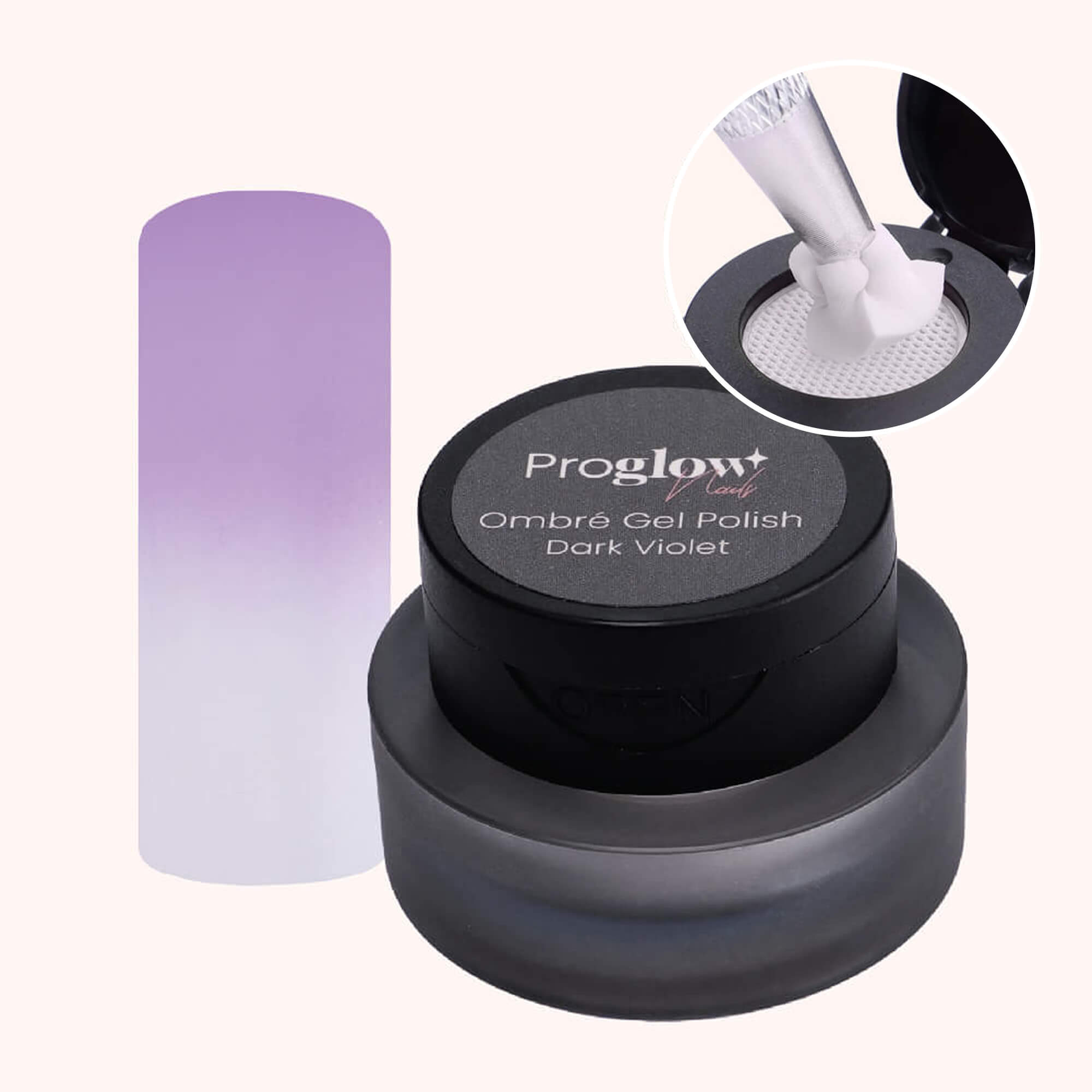 Lakier hybrydowy Ombré w słoiczku Dark Violet
