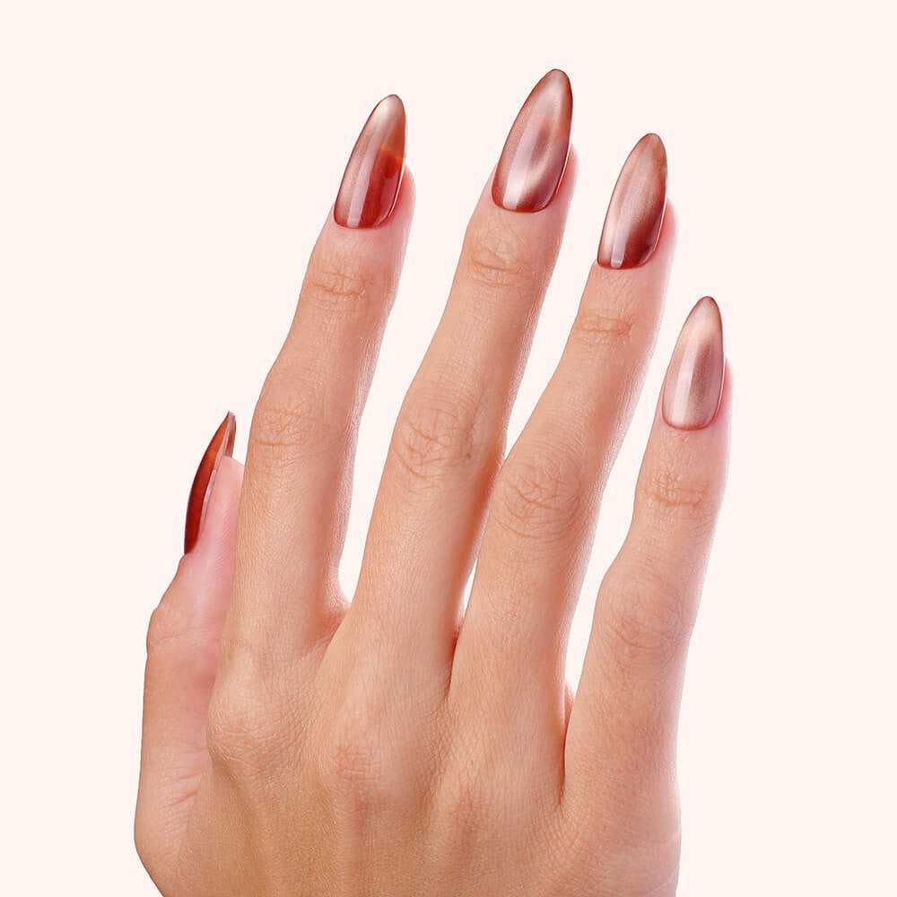 Lakier hybrydowy Crystal Cat Eye Brown
