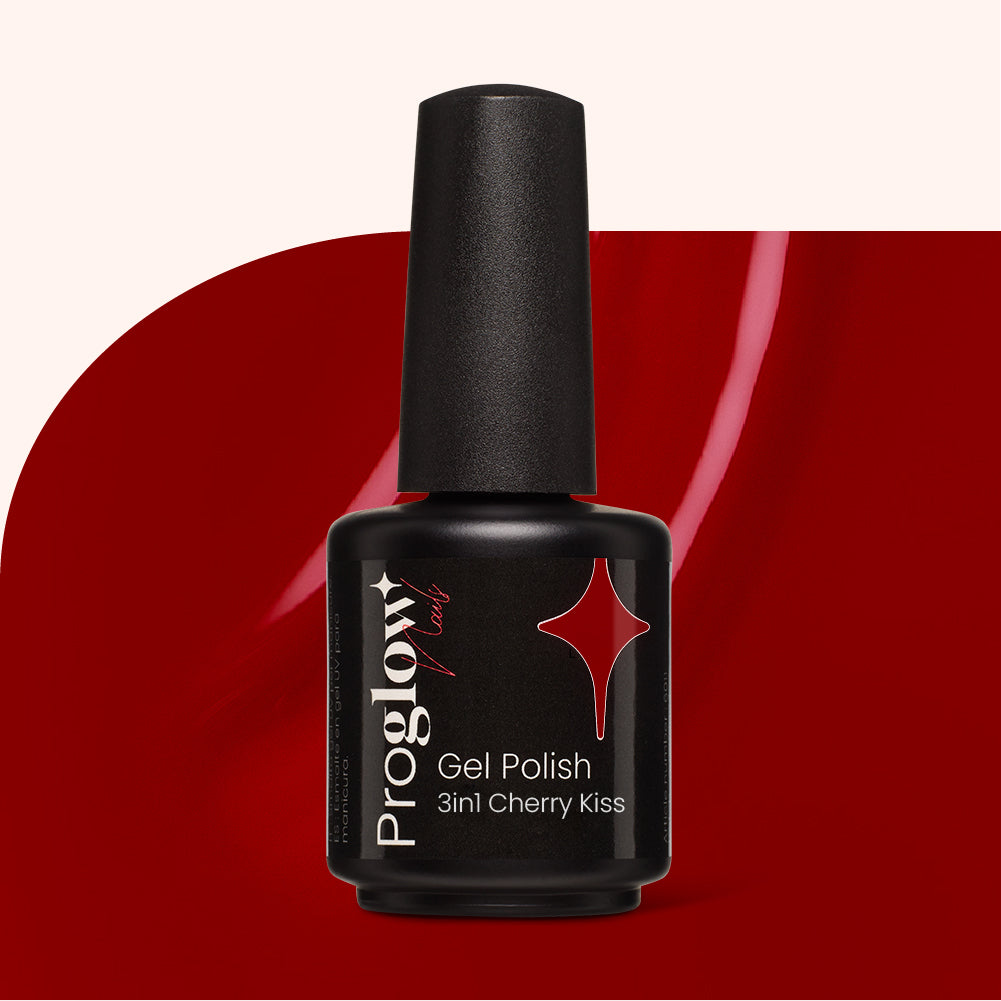Gel Polish Shellac 3in1 No Wipe Cherry Kiss