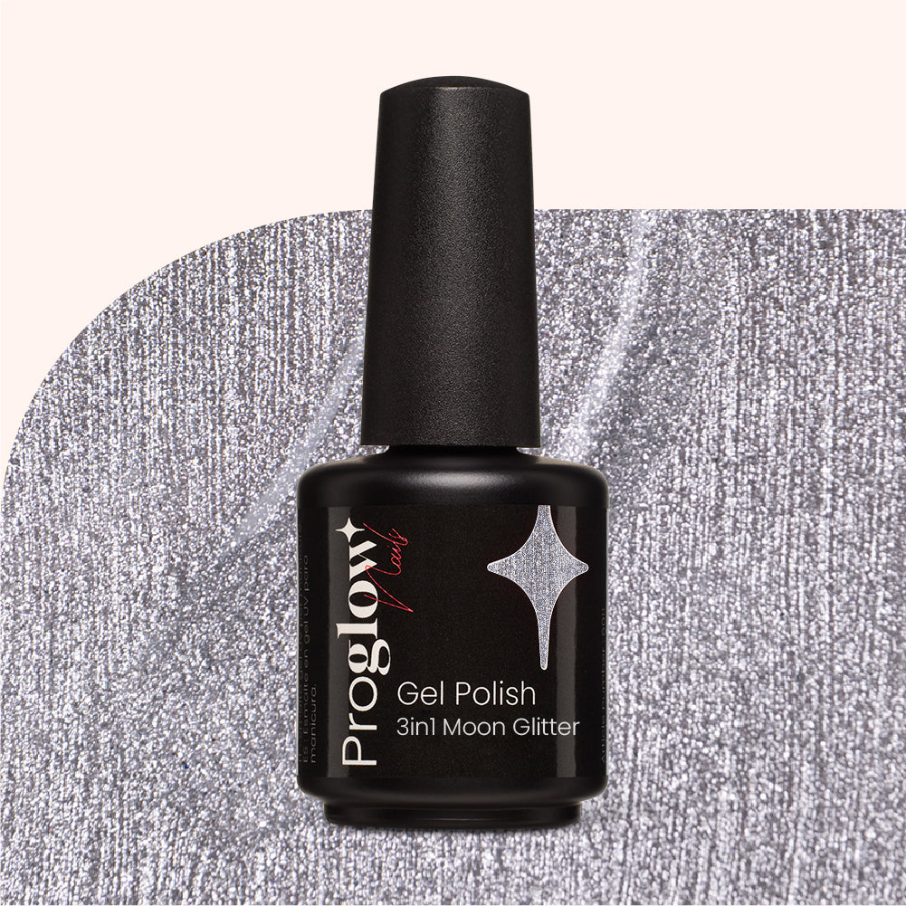 Gel Polish Shellac 3in1 No Wipe Moon Glitter