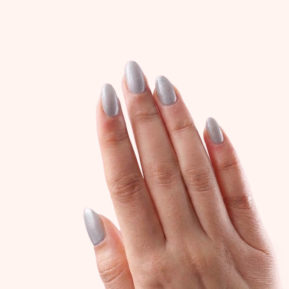 No File Builder Gel Iridescent Silver