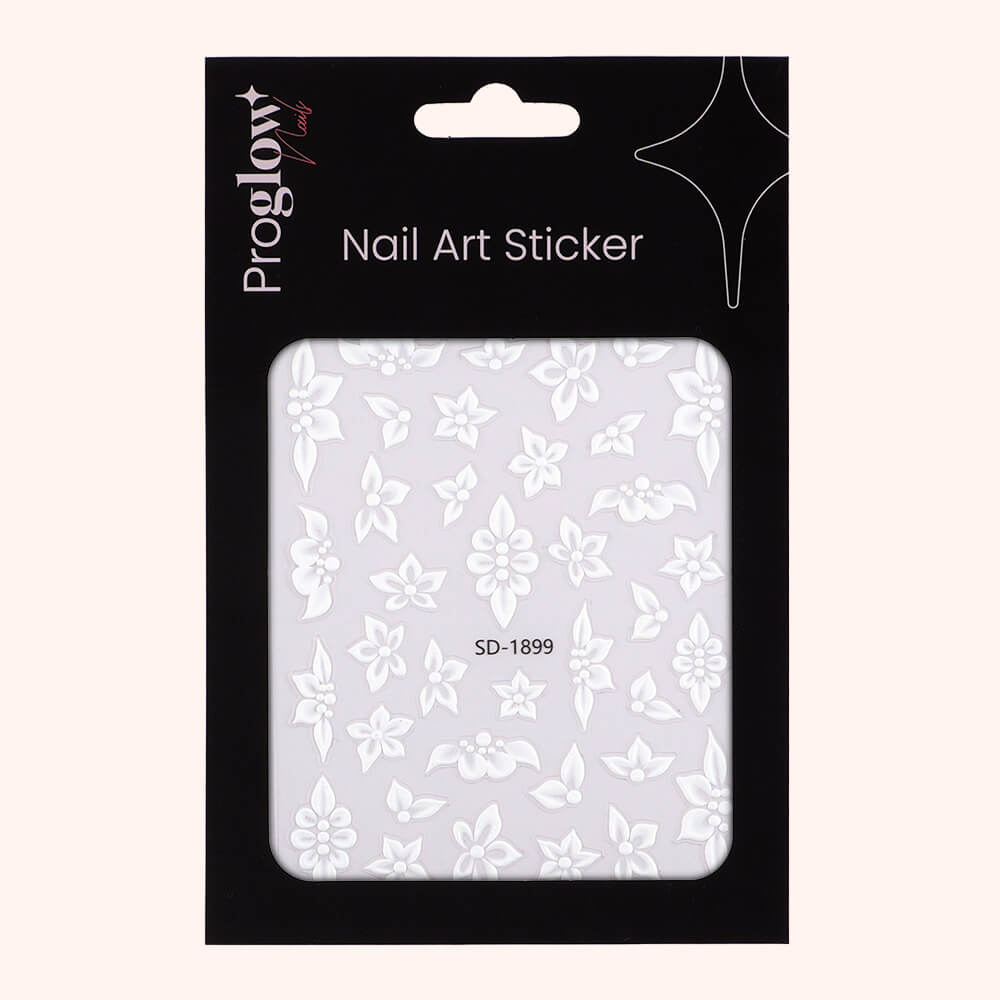 Nail Sticker Soft Flowers
