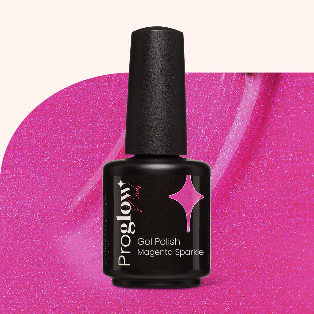 Lakier hybrydowy Magenta Sparkle