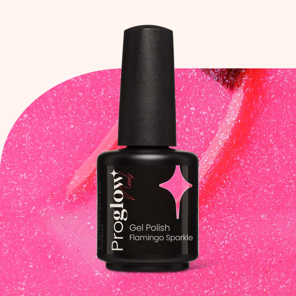 Lakier hybrydowy Flamingo Sparkle