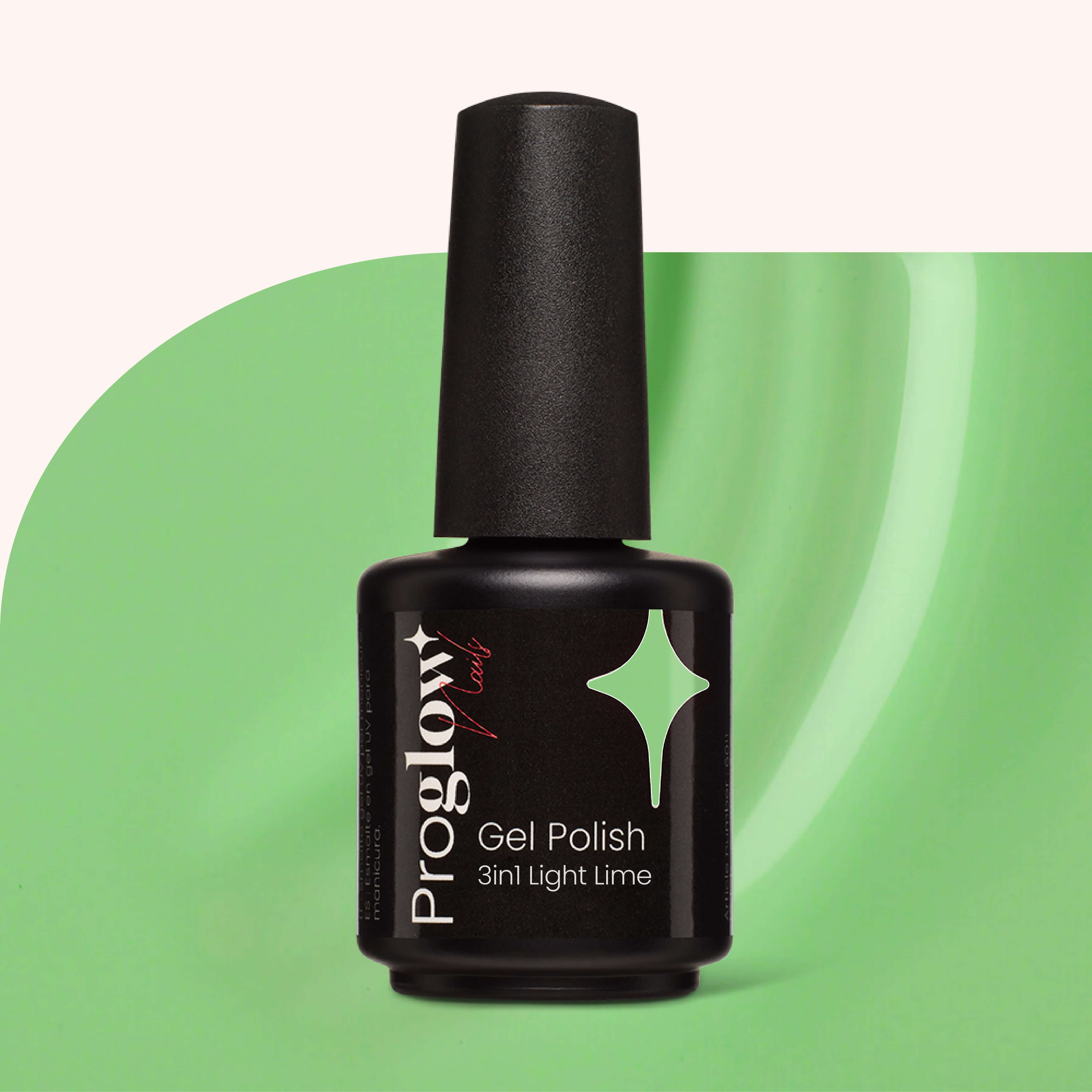 Gel Polish Shellac 3in1 No Wipe Light Lime