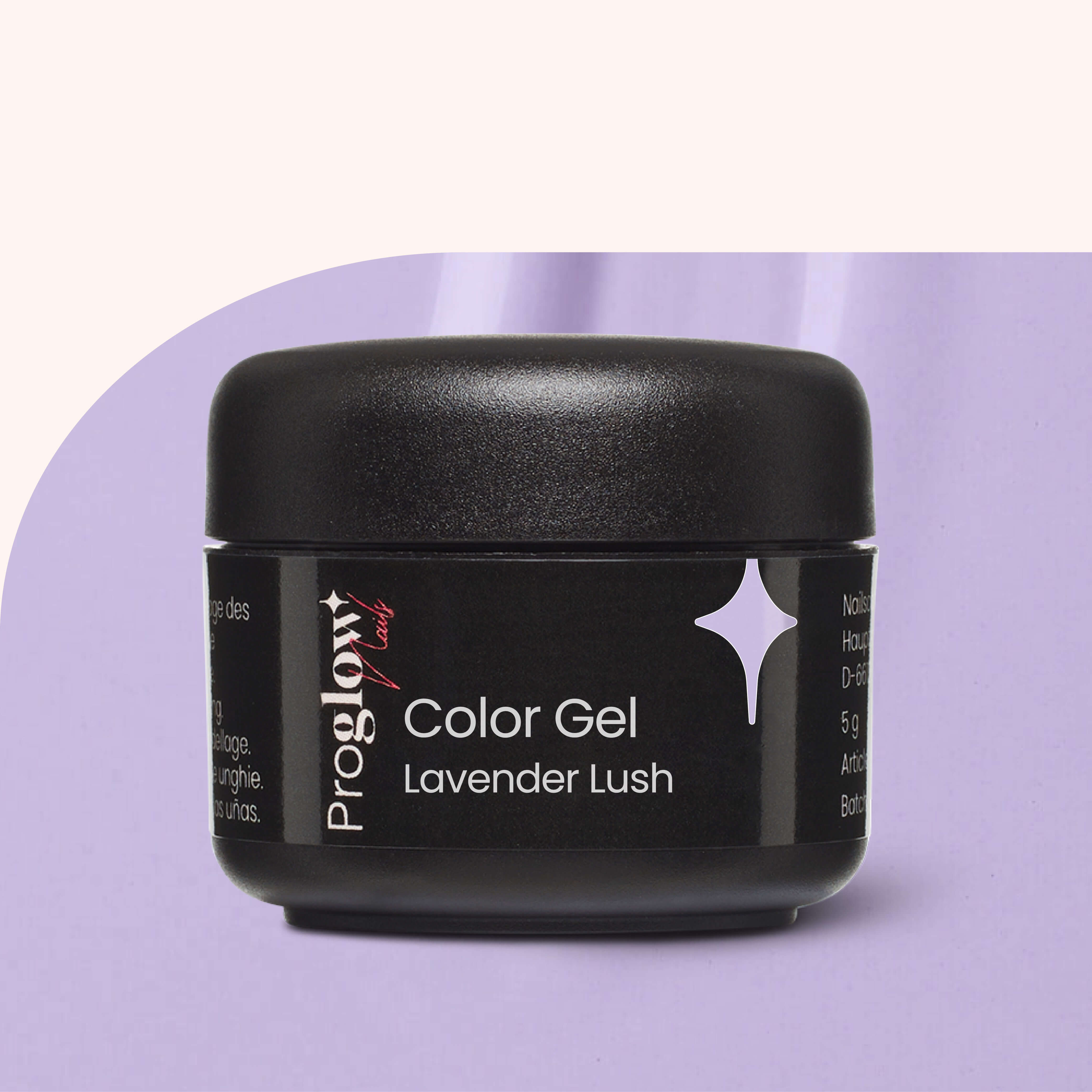 Color Gel Lavender Lush – pastelowy lawendowy żel kolorowy