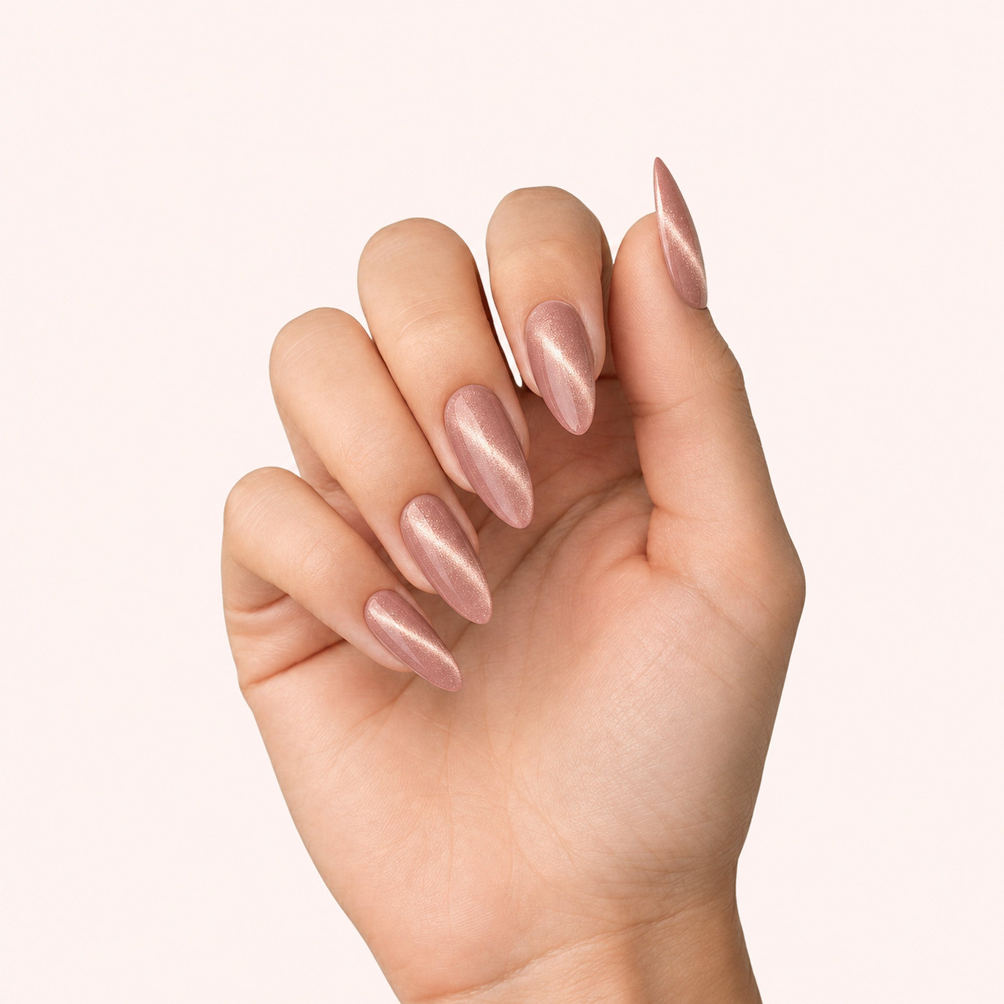 Lakier hybrydowy Cat Eye Nude Bronze