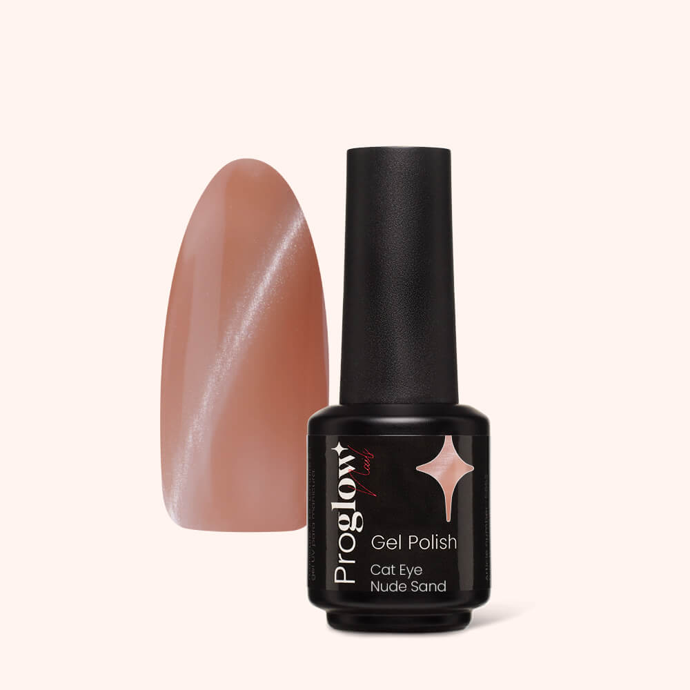 Lakier hybrydowy Cat Eye Nude Sand
