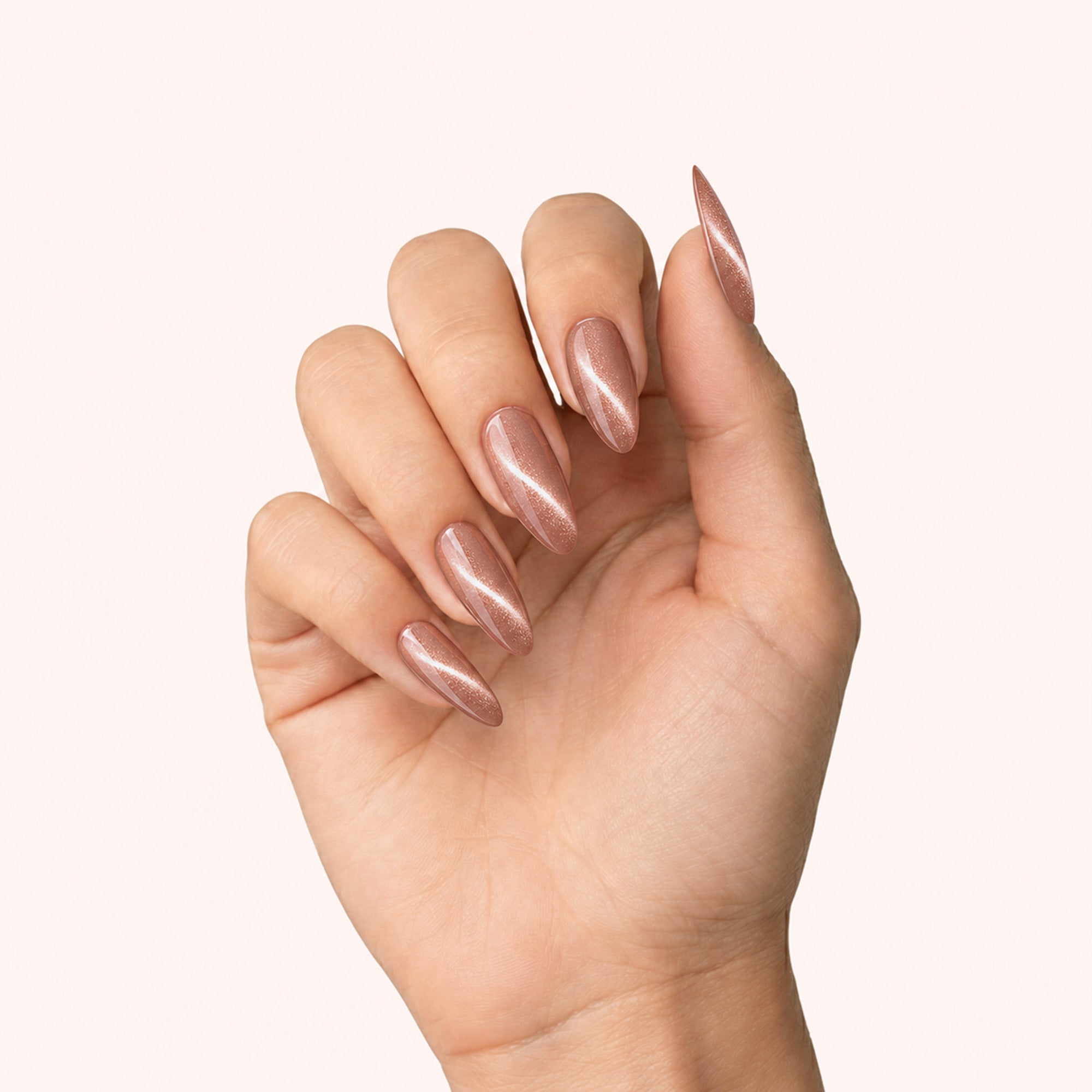 Lakier hybrydowy Cat Eye Nude Copper