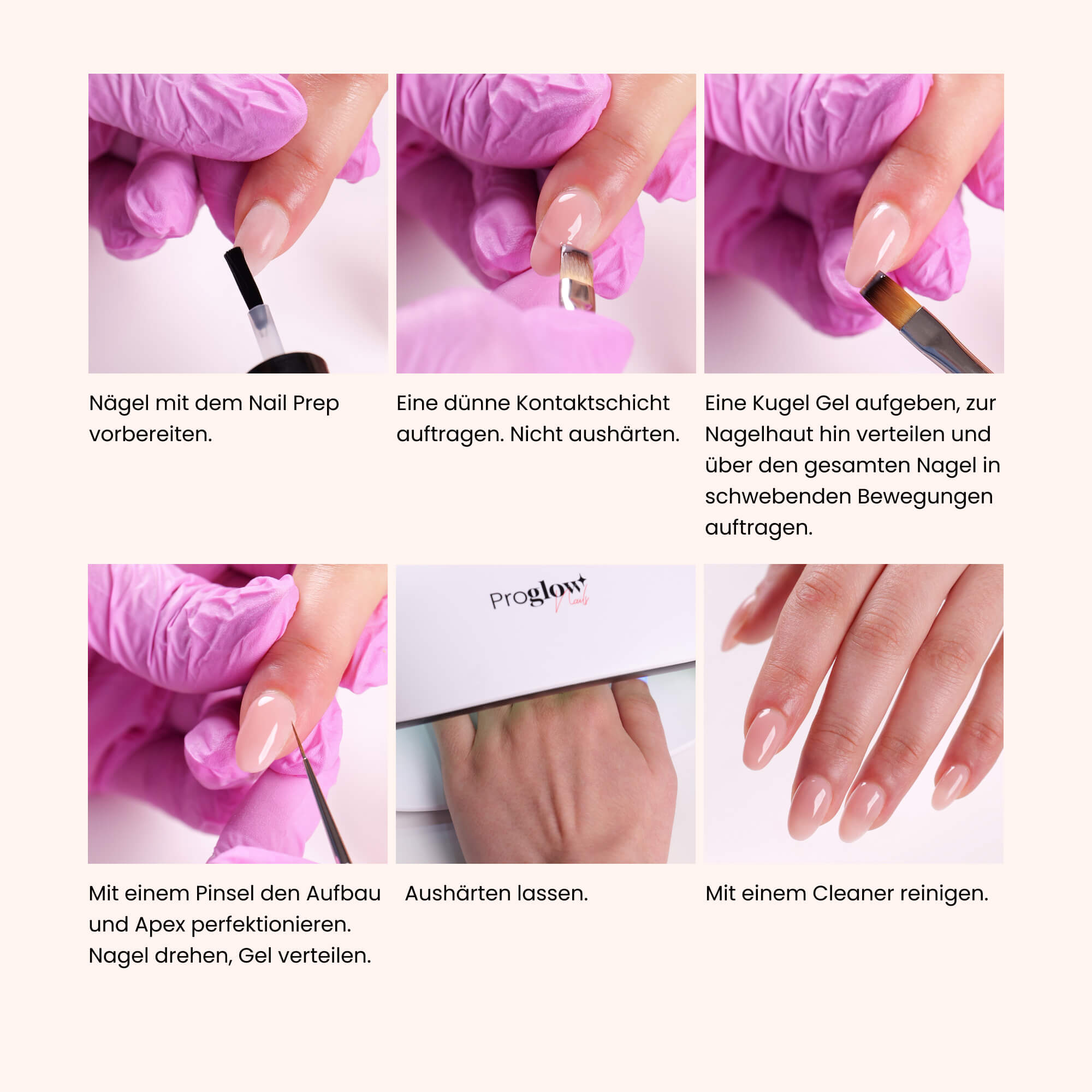 No Heat Builder Gel Milky Rose