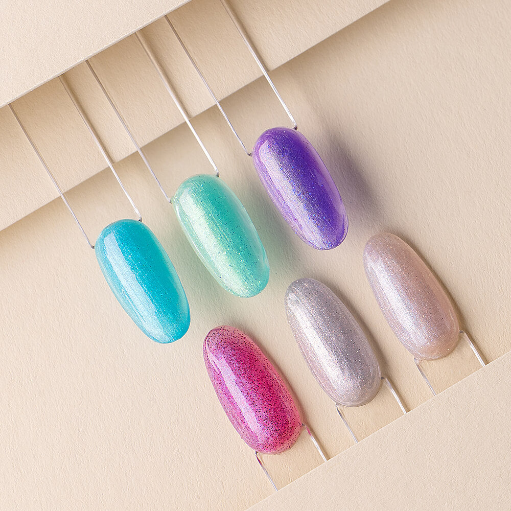 No File Builder Gel Iridescent Silver
