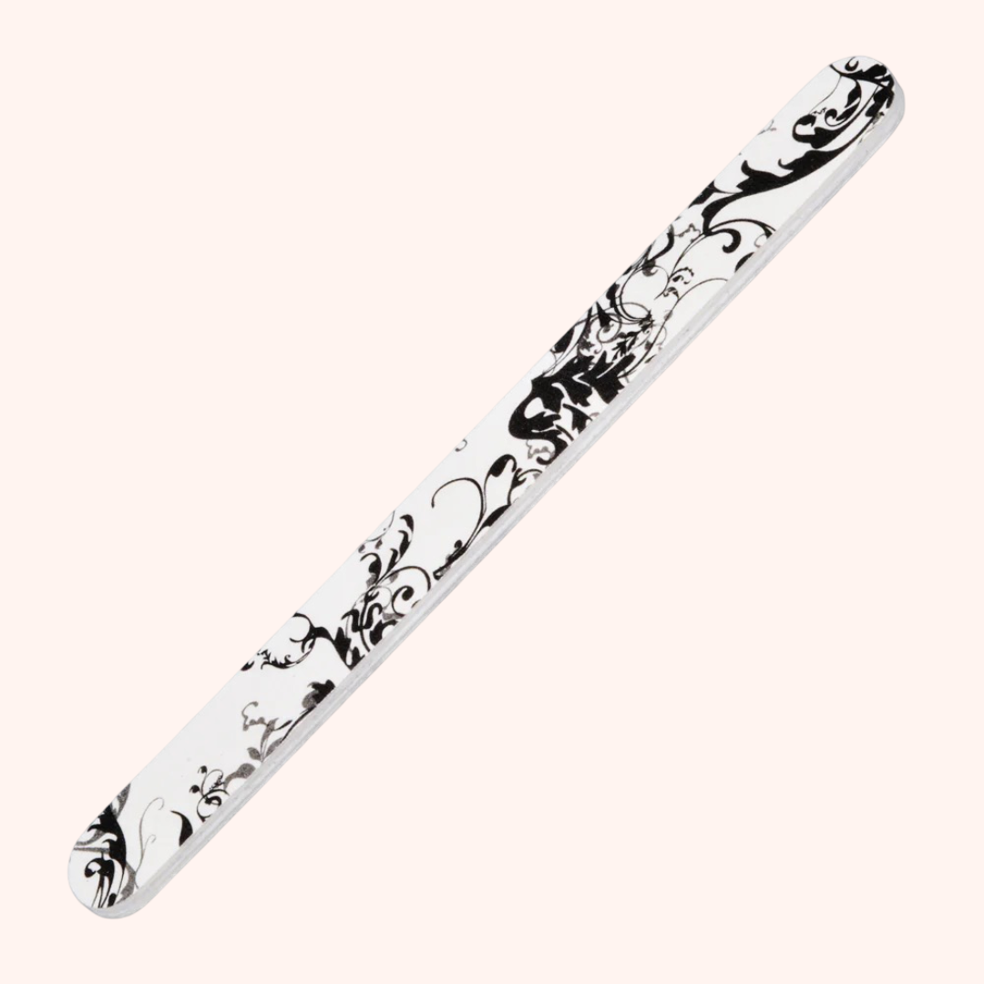 Ornamentfeile schwarz auf weiss (240/240)