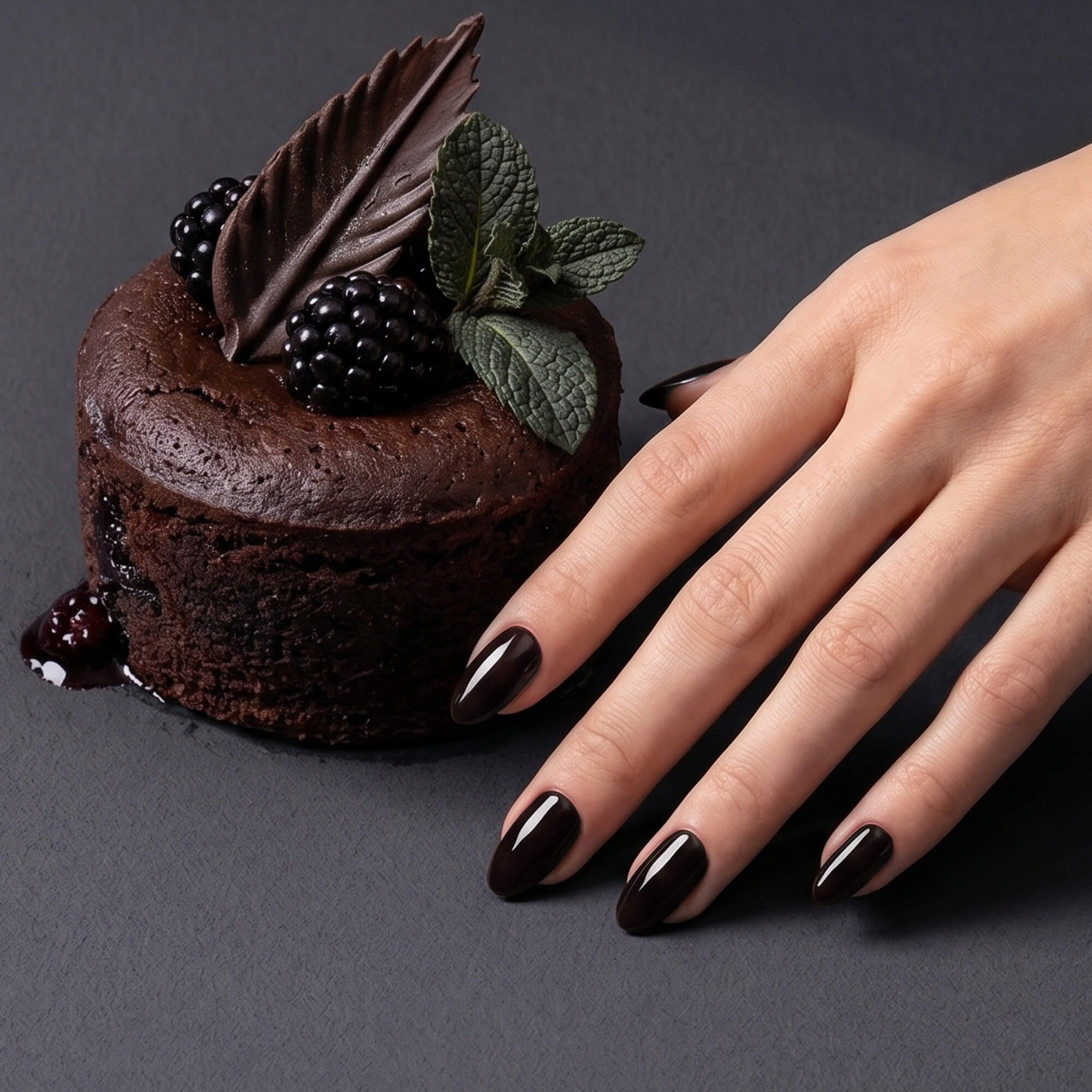 Gel Polish Shellac Black
