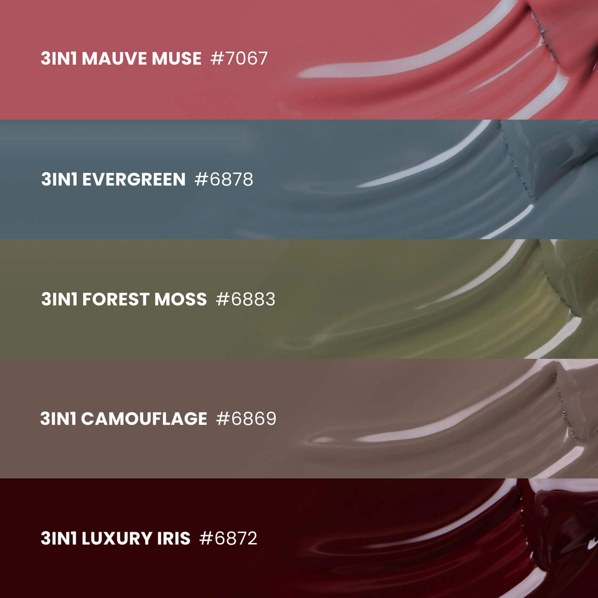 Lakier hybrydowy 3in1 No Wipe Luxury Iris