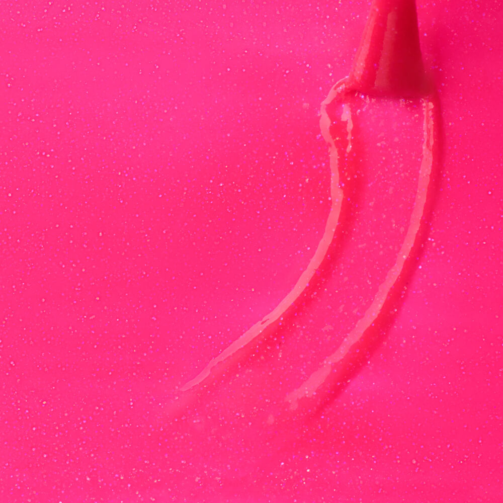Lakier hybrydowy Neon Pink Glitter