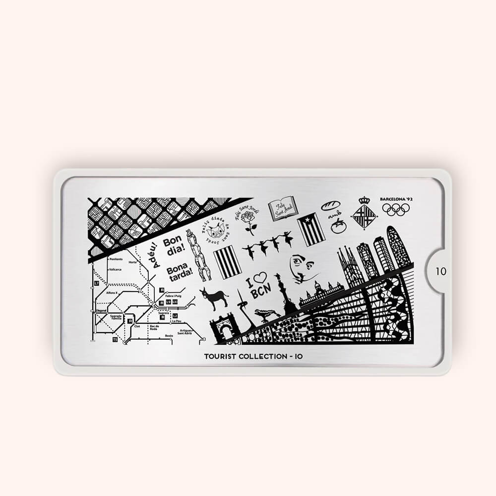 Płytka do stampingu MoYou Stamping Plate Tourist 10