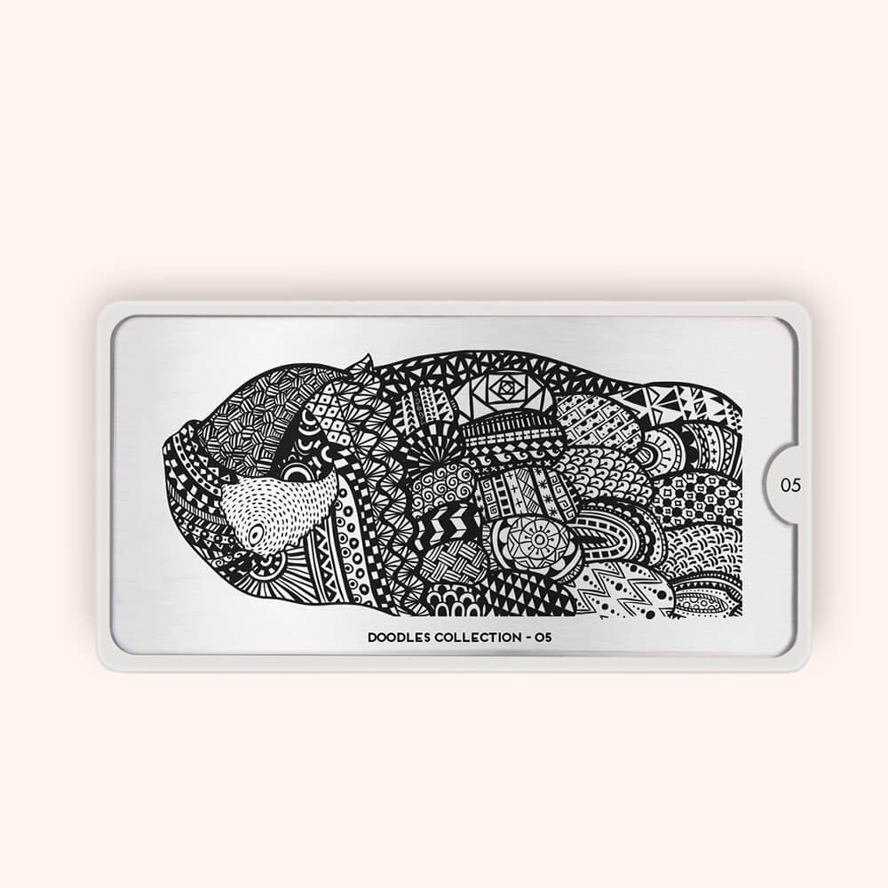 Płytka do stampingu MoYou Stamping Plate Doodles 05