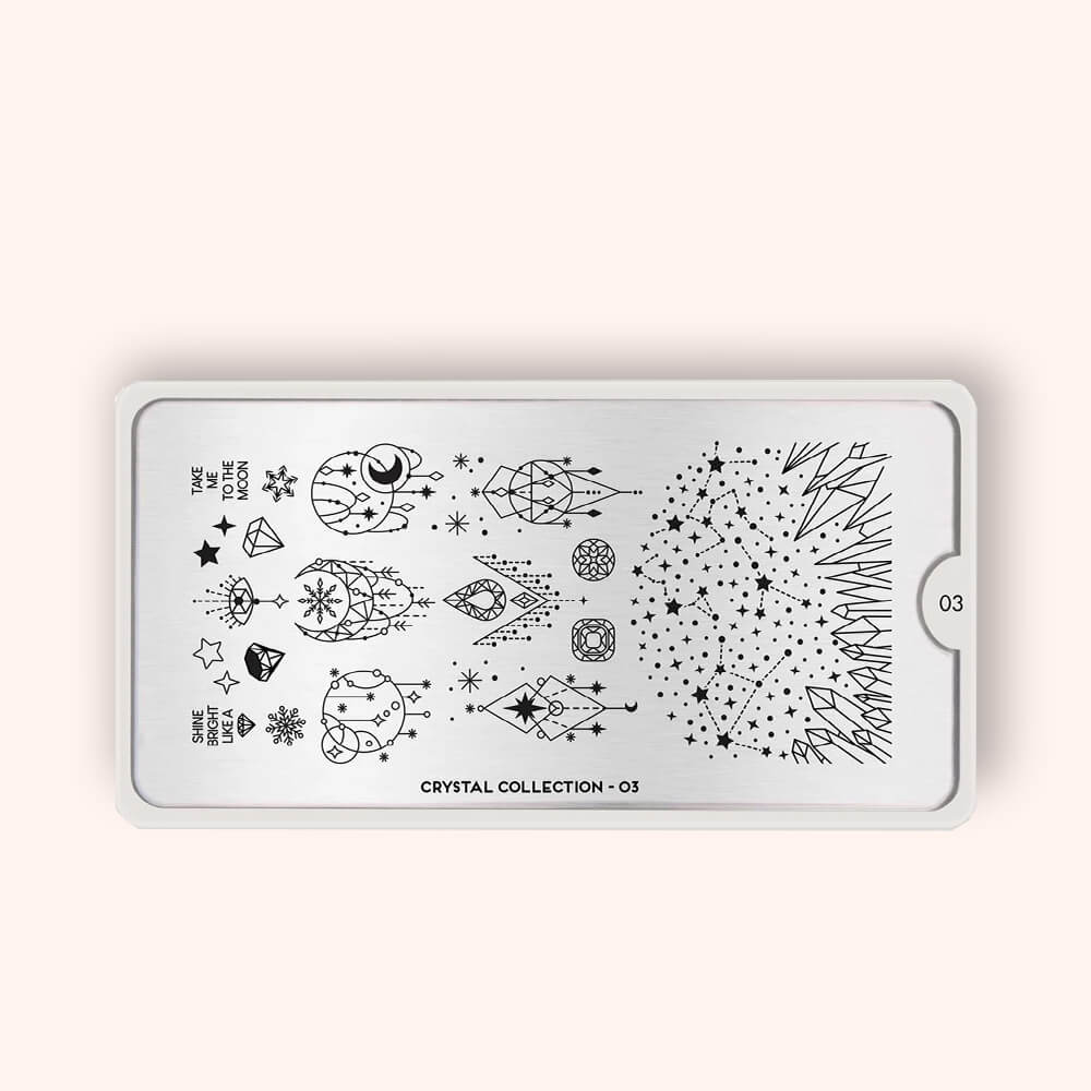 Płytka do stampingu MoYou Stamping Plate Crystal 03